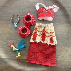 Disney Store Moana Replacement Outfit Set
